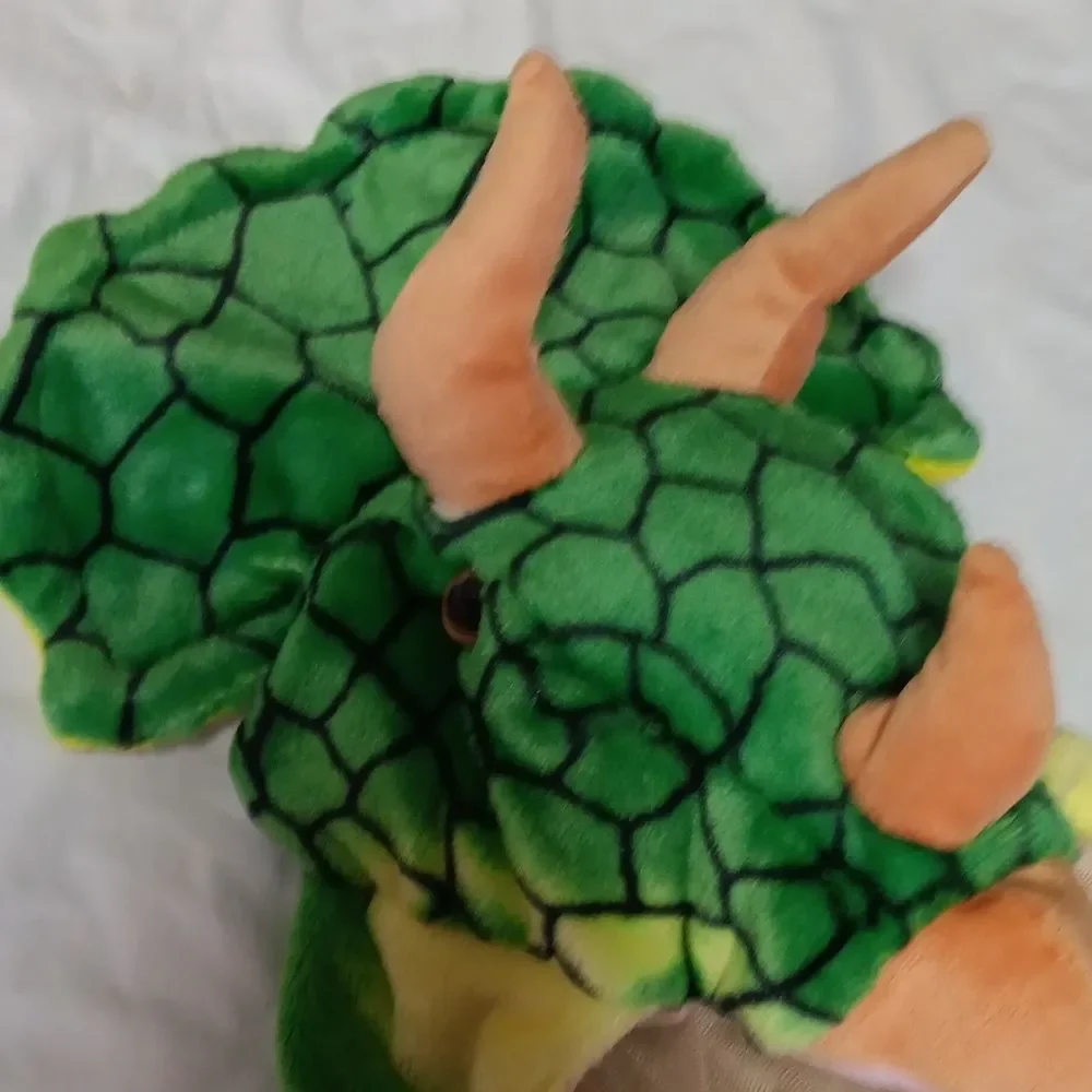 Kids Dinosaur Costume - Green and Yellow Toddler Size (2/3) Years Preowned